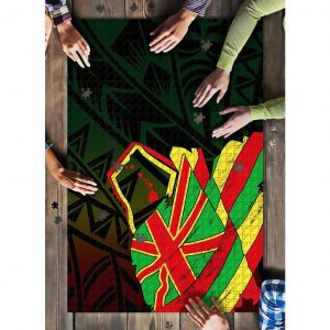Kanaka Maoli, Hawaii Map Polynesian Jigsaw Puzzle Set