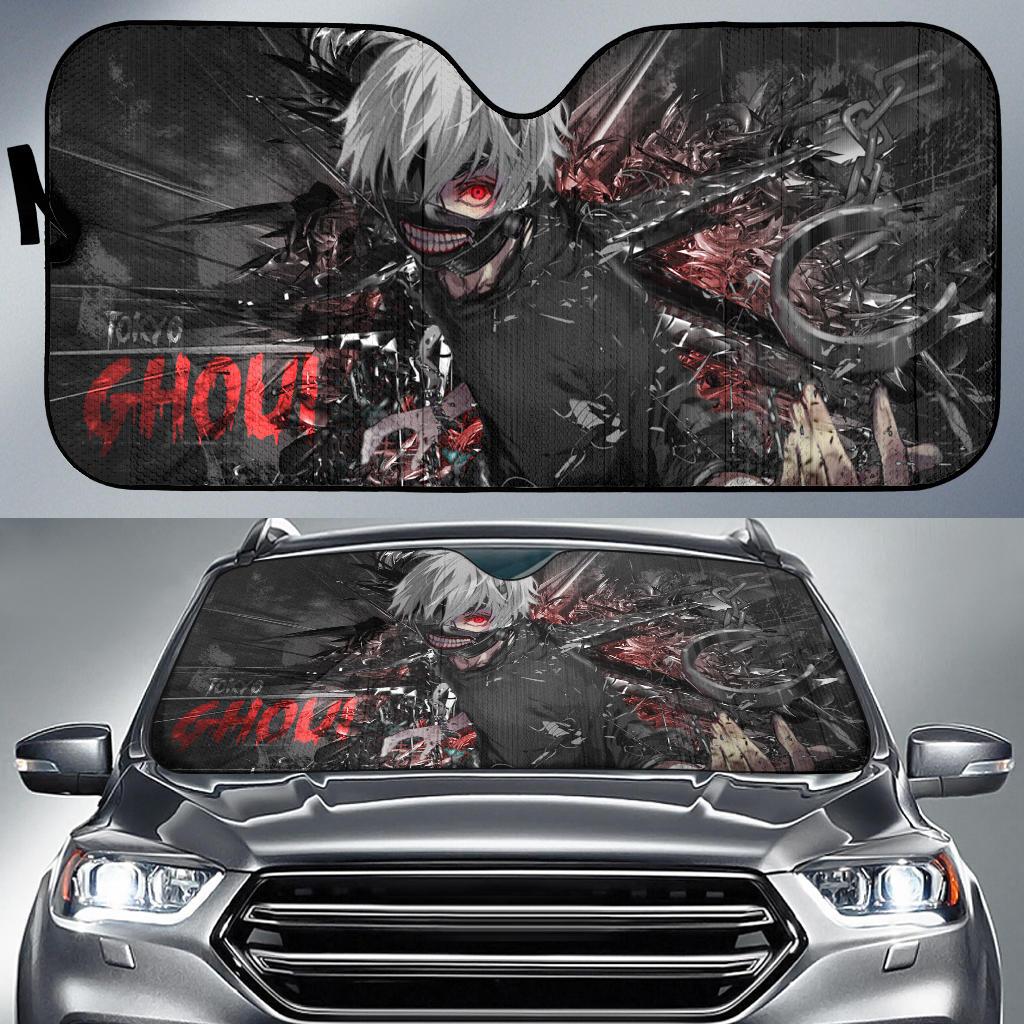 Kaneki Fantasy Tokyo Ghoul Anime Car Auto Sun Shade Kaneki Fantasy Tokyo Ghoul Anime Car Auto Sun Shade