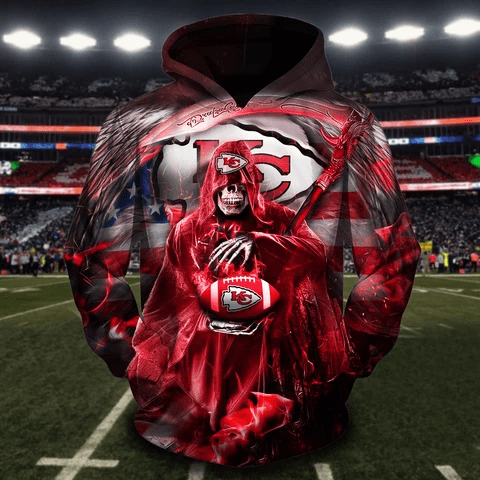 Kansas City Chiefs 3D Printed Hoodie/Zipper Hoodie Kansas City Chiefs 3D Printed Hoodie/Zipper Hoodie