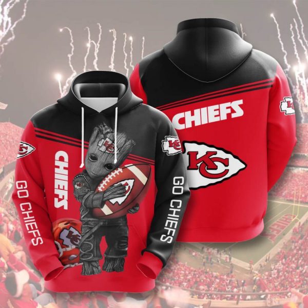 Kansas City Chiefs 3D Printed Hoodie/Zipper Hoodie