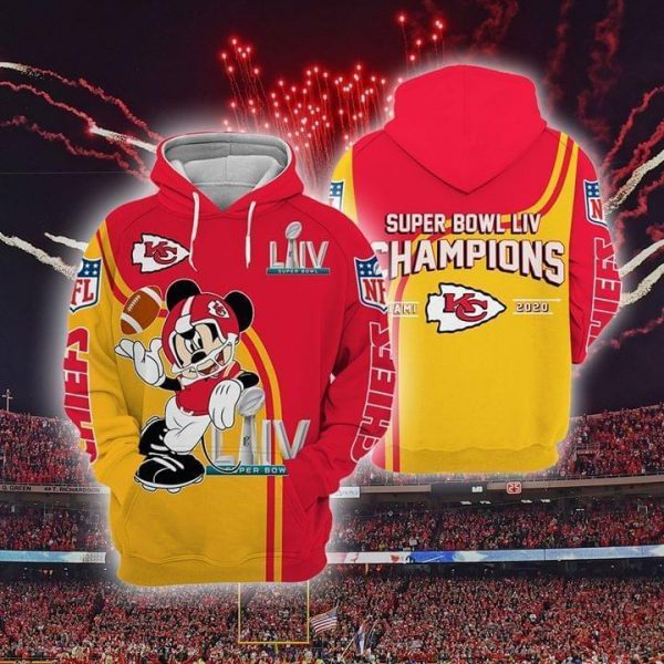 Kansas City Chiefs 3D Printed Hoodie/Zipper Hoodie