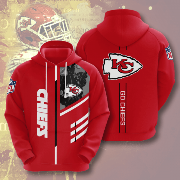 Kansas City Chiefs 3D Printed Hoodie/Zipper Hoodie