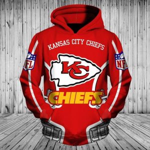 Kansas City Chiefs 3D Printed Hoodie/Zipper Hoodie