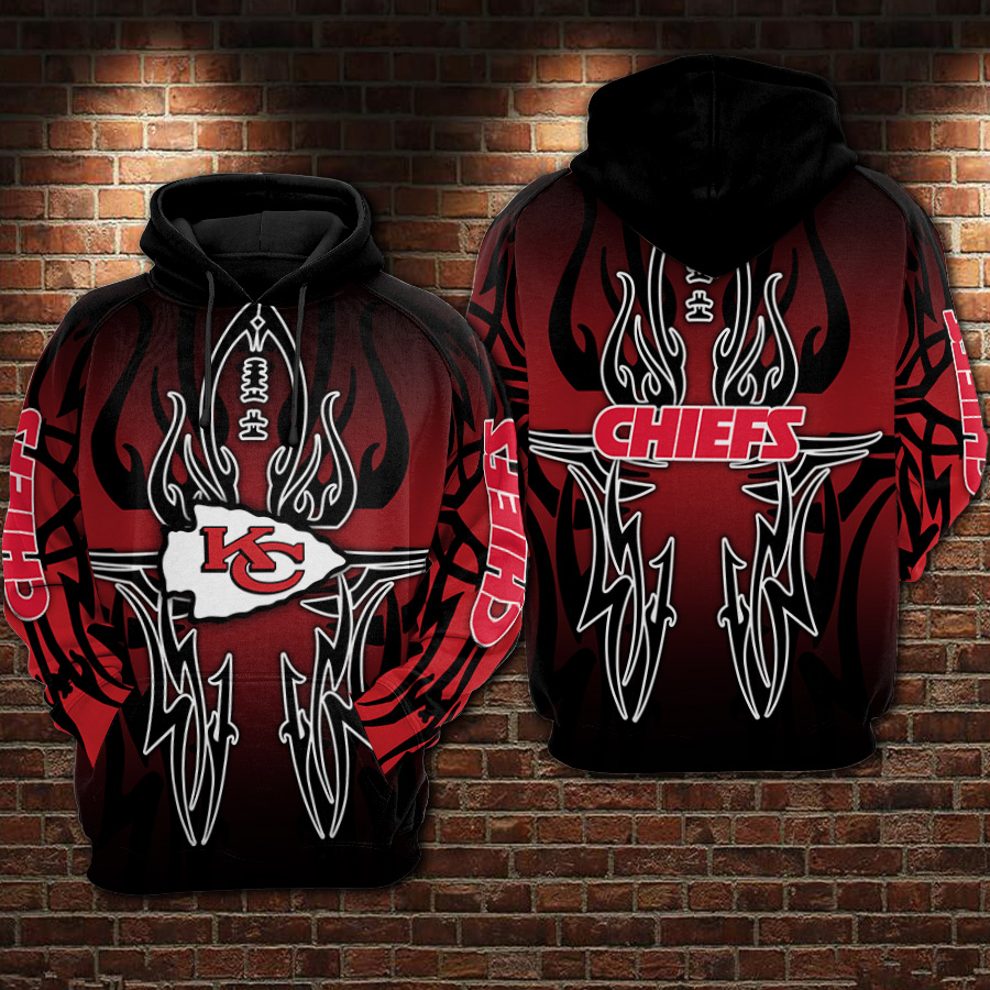 Kansas City Chiefs 3D Printed Hoodie/Zipper Hoodie Kansas City Chiefs 3D Printed Hoodie/Zipper Hoodie