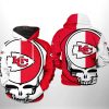 Kansas City Chiefs NFL Grateful Dead 3D Printed Hoodie/Zipper Hoodie