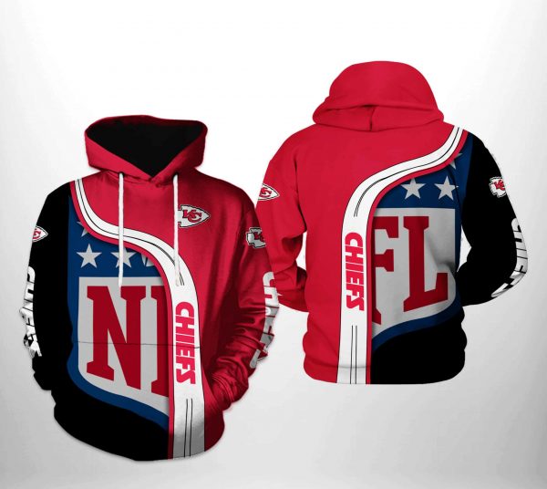 Kansas City Chiefs NFL Team 3D Printed Hoodie/Zipper Hoodie