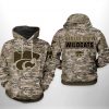 Kansas State Wildcats NCAA Camo Veteran 3D Printed Hoodie/Zipper Hoodie
