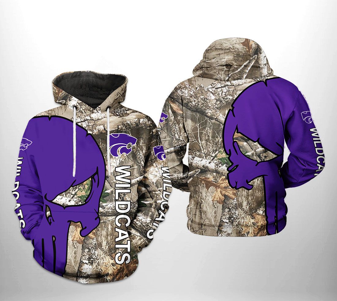 Kansas State Wildcats NCAA Camo Veteran Hunting 3D Printed Hoodie/Zipper Hoodie Kansas State Wildcats NCAA Camo Veteran Hunting 3D Printed Hoodie/Zipper Hoodie