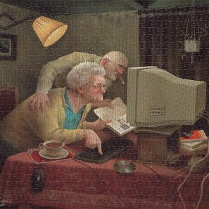 Keeping Up With The Times Jigsaw Puzzle Set