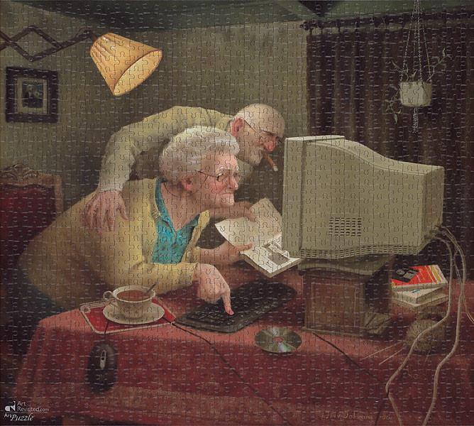 Keeping Up With The Times Jigsaw Puzzle Set Keeping Up With The Times Jigsaw Puzzle Set