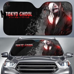 Ken Kaneki Fantasy Tokyo Ghouls Anime Car Auto Sun Shade