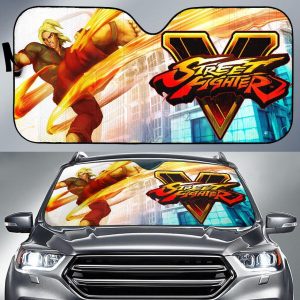 Ken Sexy Street Fighter V For Gamer Car Auto Sun Shade