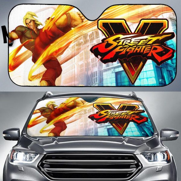 Ken Sexy Street Fighter V For Gamer Car Auto Sun Shade
