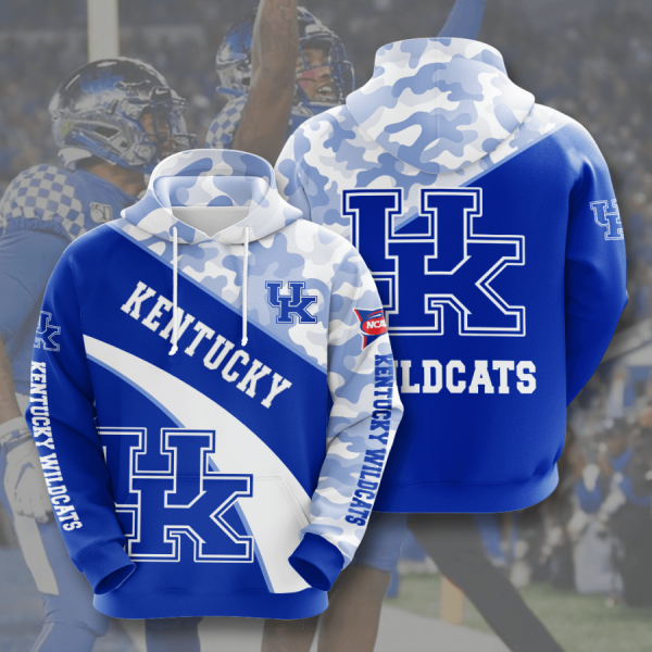 Kentucky Wildcats 3D Printed Hoodie/Zipper Hoodie