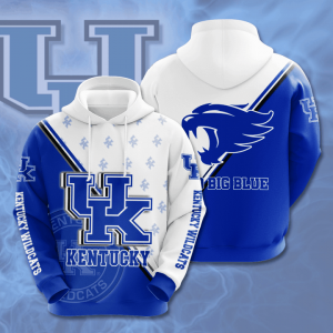 Kentucky Wildcats 3D Printed Hoodie/Zipper Hoodie