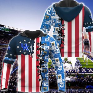 Kentucky Wildcats 3D Printed Hoodie/Zipper Hoodie