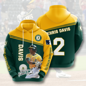 Khris Davis Oakland Athletics 3D Printed Hoodie/Zipper Hoodie