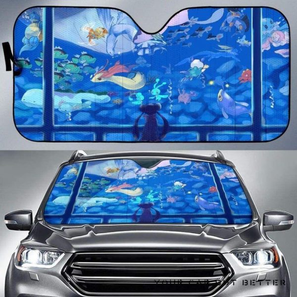 Kid Pokemon Water Car Auto Sun Shade