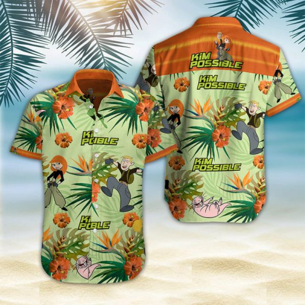 Kim Possible Hawaiian Shirt Summer Button Up