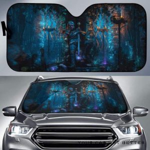 King The Witcher Movie Car Auto Sun Shade