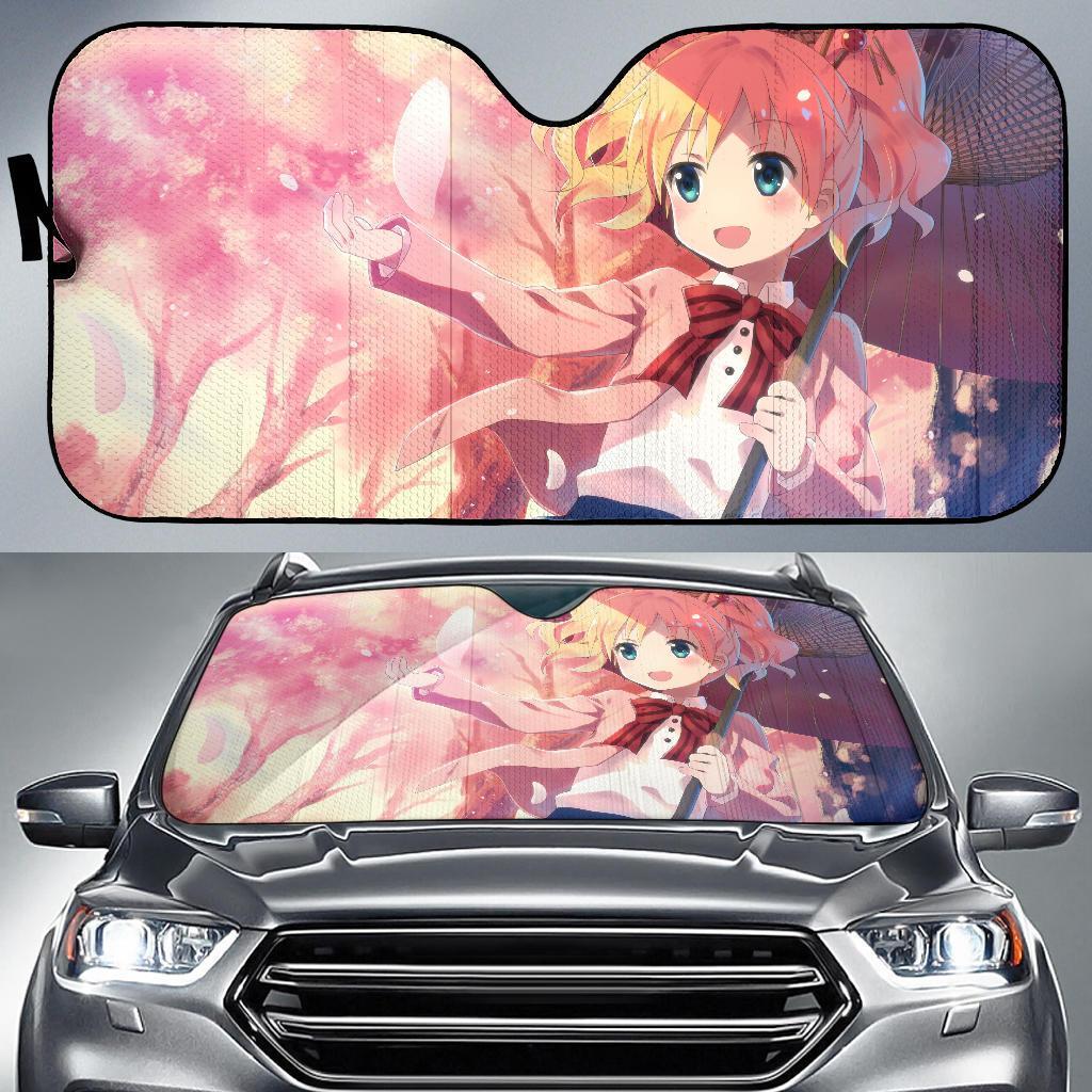 Kiniro Mosaic Tatsuya Yuukis Anime Car Auto Sun Shade Kiniro Mosaic Tatsuya Yuukis Anime Car Auto Sun Shade