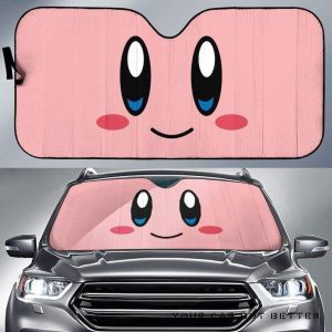 Kirby Face Car Auto Sun Shade