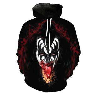 Kiss Band 3D Printed Hoodie/Zipper Hoodie