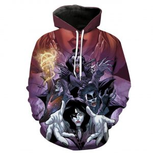 Kiss Band 3D Printed Hoodie/Zipper Hoodie