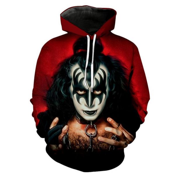 Kiss Band 3D Printed Hoodie/Zipper Hoodie