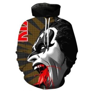 Kiss Band 3D Printed Hoodie/Zipper Hoodie