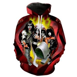 Kiss Band 3D Printed Hoodie/Zipper Hoodie