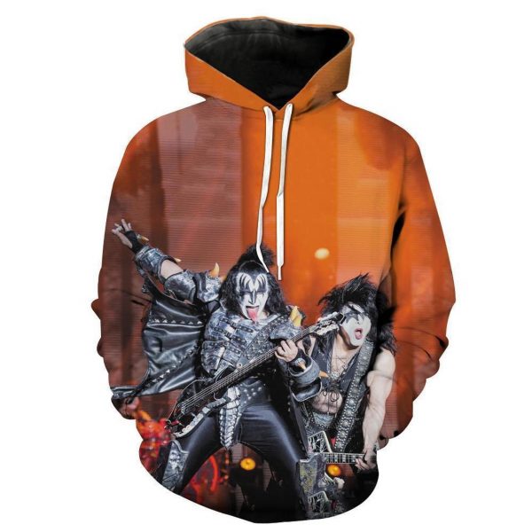 Kiss Band 3D Printed Hoodie/Zipper Hoodie