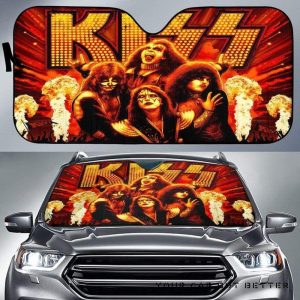 Kiss Band Auto Car Auto Sun Shade