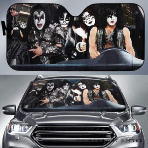 Kiss Band Driving Car Auto Sun Shade