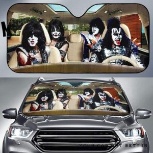 Kiss Band In The Car Auto Sun Shade