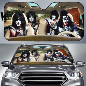 Kiss Band In The Car Car Auto Sun Shade