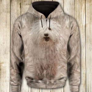 Komondor Cute Face 3D Printed Hoodie/Zipper Hoodie