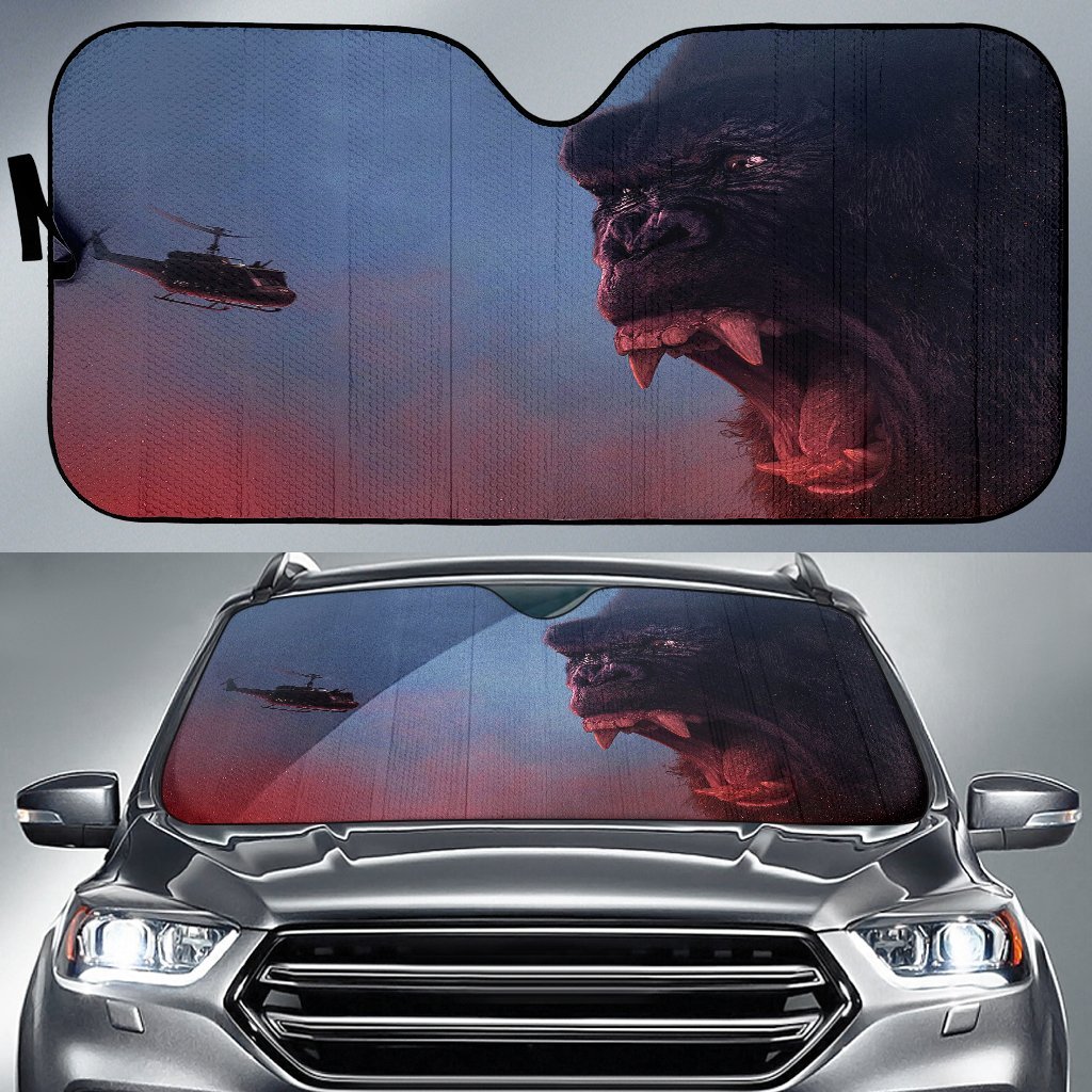 Kong Skull Islands Car Auto Sun Shade Kong Skull Islands Car Auto Sun Shade