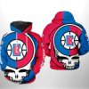 LA Clippers NBA Grateful Dead 3D Printed Hoodie/Zipper Hoodie