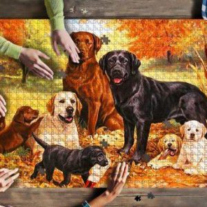 Labrador Family Jigsaw Puzzle Set