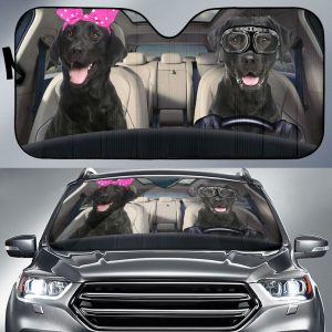 Labrador Retriever Dogs Car Auto Sun Shade