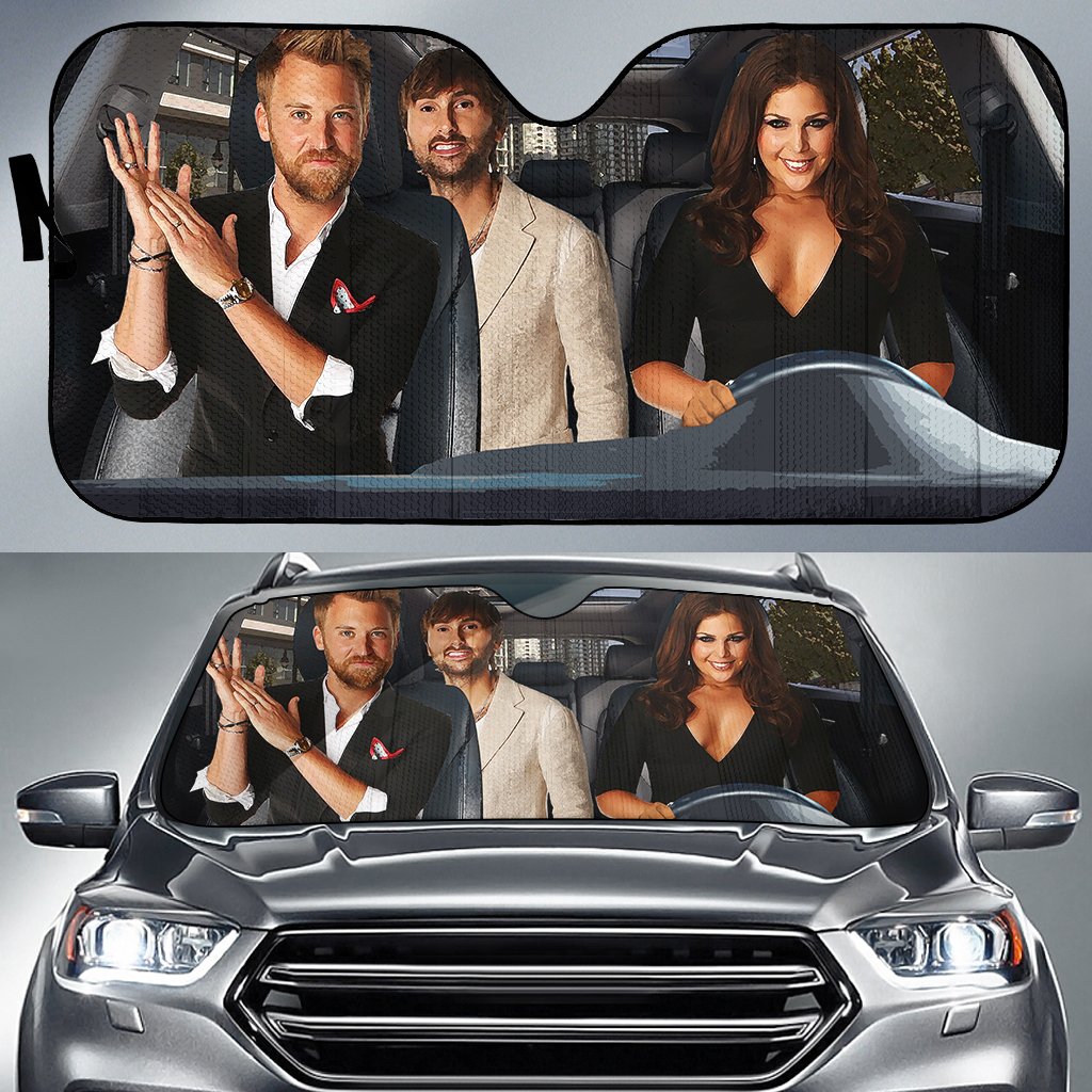 Lady Antebellum Car Auto Sun Shade Lady Antebellum Car Auto Sun Shade