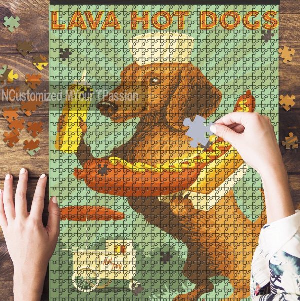 Lava Hot Dog Jigsaw Puzzle Set