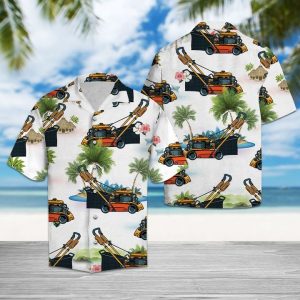 Lawn Mower Lover Hawaiian Shirt Summer Button Up