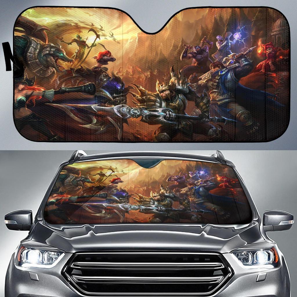 League Of Legends Car Auto Sun Shade League Of Legends Car Auto Sun Shade