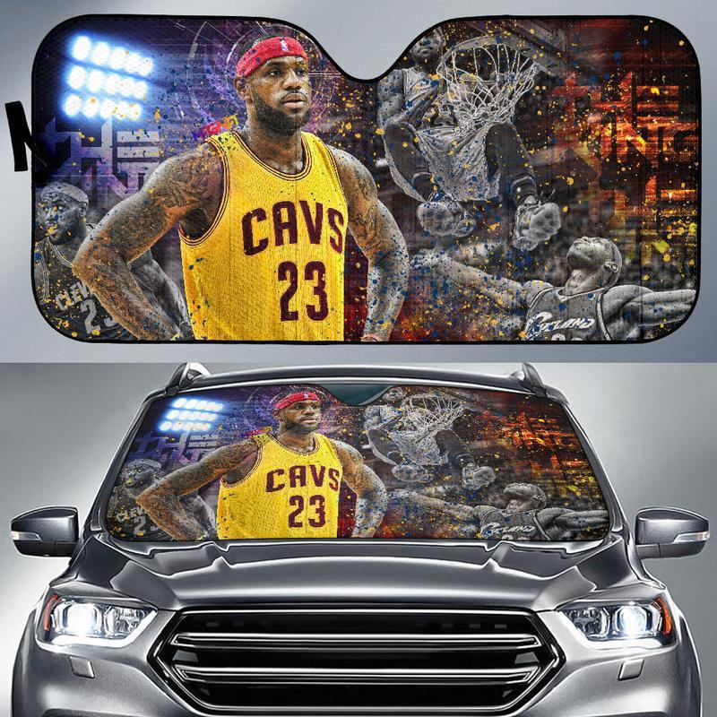 Lebron James 1 Car Auto Sun Shade Lebron James 1 Car Auto Sun Shade