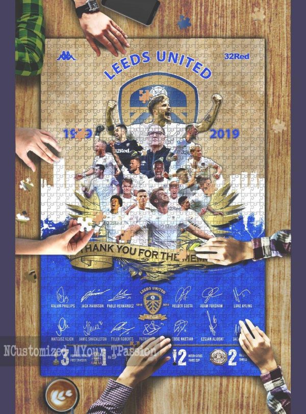 Leeds United Fc Jigsaw Puzzle Set