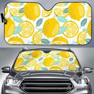Lemon Pattern Car Auto Sun Shade