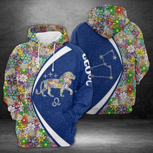 Leo Horoscope Flower 3D Printed Hoodie/Zipper Hoodie