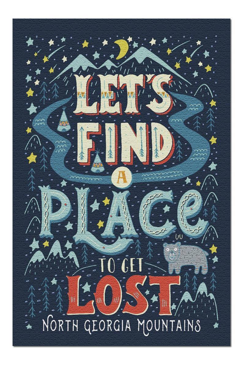 Lets Find A Place To Get Lost Jigsaw Puzzle Set Lets Find A Place To Get Lost Jigsaw Puzzle Set